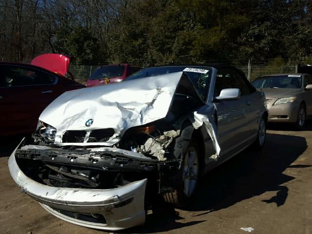 WBABS33472PG84445 - 2002 BMW 325 CI SILVER photo 2