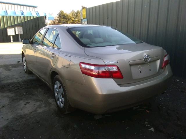 4T1BE46K28U215373 - 2008 TOYOTA CAMRY CE GOLD photo 3