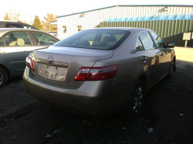 4T1BE46K28U215373 - 2008 TOYOTA CAMRY CE GOLD photo 4