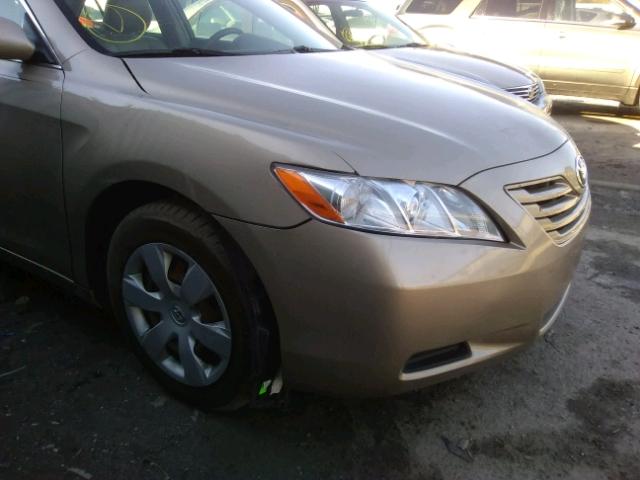 4T1BE46K28U215373 - 2008 TOYOTA CAMRY CE GOLD photo 9