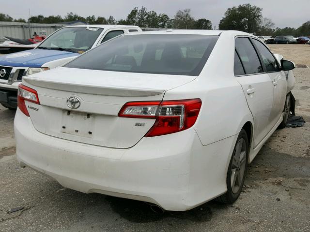 4T1BF1FK4CU587060 - 2012 TOYOTA CAMRY BASE WHITE photo 4