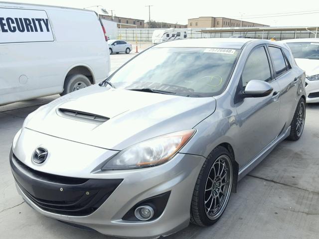 JM1BL1H36A1312436 - 2010 MAZDA SPEED 3 GRAY photo 2