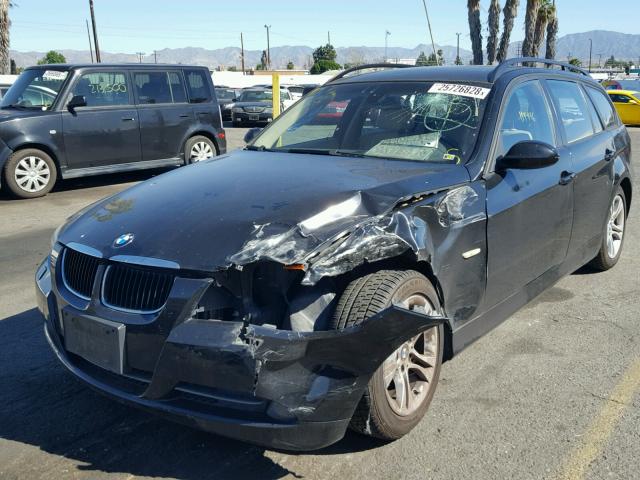 WBAVT73558FZ37252 - 2008 BMW 328 XIT BLACK photo 2