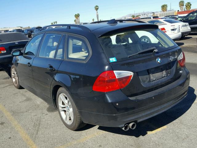 WBAVT73558FZ37252 - 2008 BMW 328 XIT BLACK photo 3