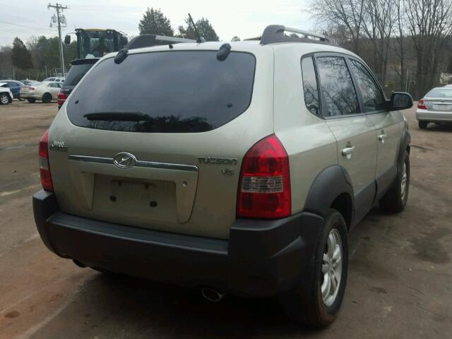 KM8JN12D96U353863 - 2006 HYUNDAI TUCSON GLS GREEN photo 4