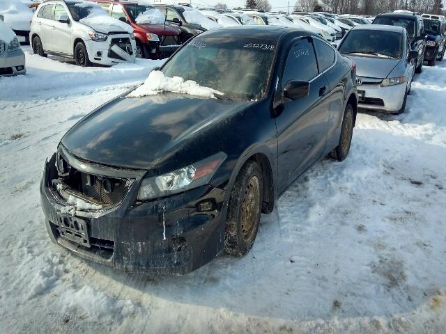 1HGCS1B82BA800412 - 2011 HONDA ACCORD EXL BLACK photo 2