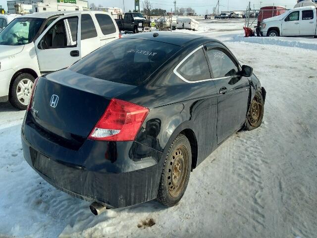 1HGCS1B82BA800412 - 2011 HONDA ACCORD EXL BLACK photo 4