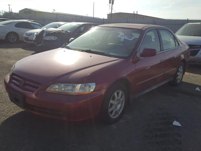 JHMCG56722C015786 - 2002 HONDA ACCORD SE RED photo 2