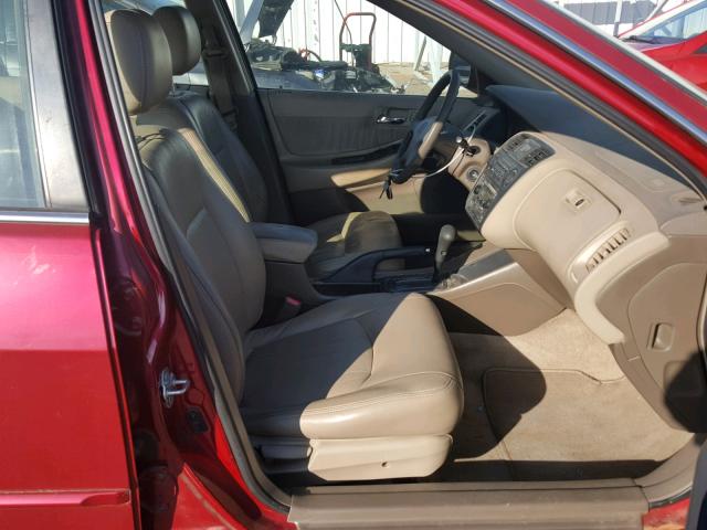 JHMCG56722C015786 - 2002 HONDA ACCORD SE RED photo 5