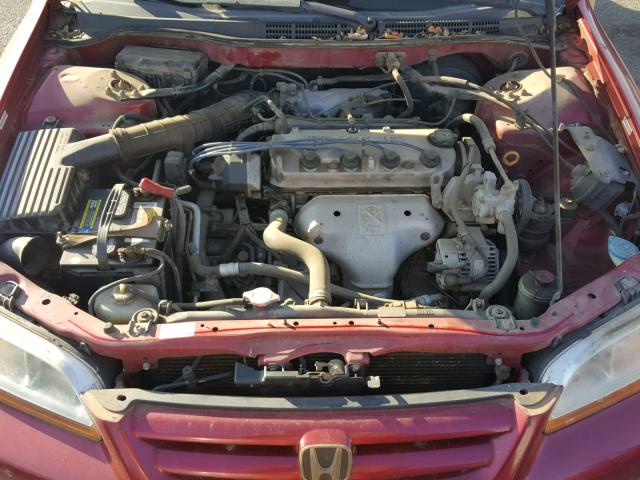 JHMCG56722C015786 - 2002 HONDA ACCORD SE RED photo 7