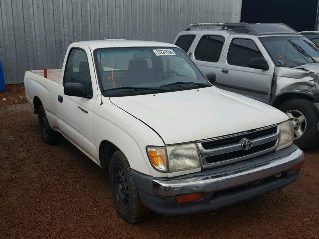 4TANL42N5XZ554973 - 1999 TOYOTA TACOMA WHITE photo 1