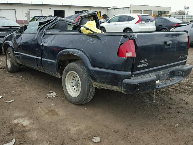 1GCCS1443W8122257 - 1998 CHEVROLET S TRUCK BLACK photo 3