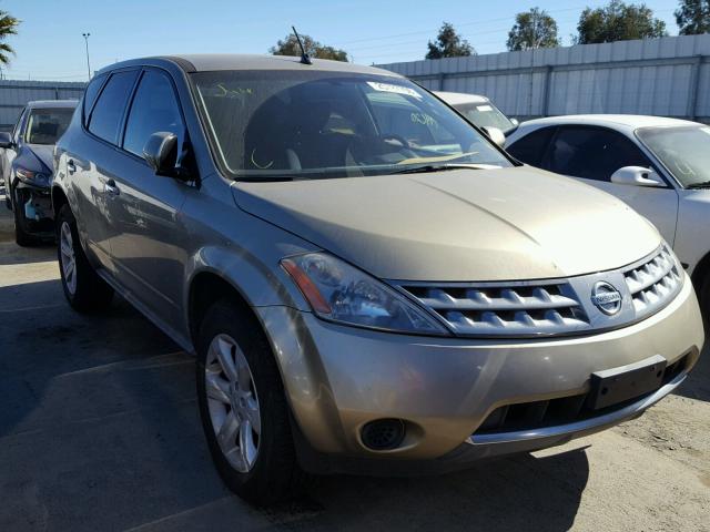 JN8AZ08W06W523869 - 2006 NISSAN MURANO SL GOLD photo 1