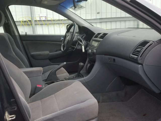 1HGCM56343A119296 - 2003 HONDA ACCORD LX GRAY photo 5