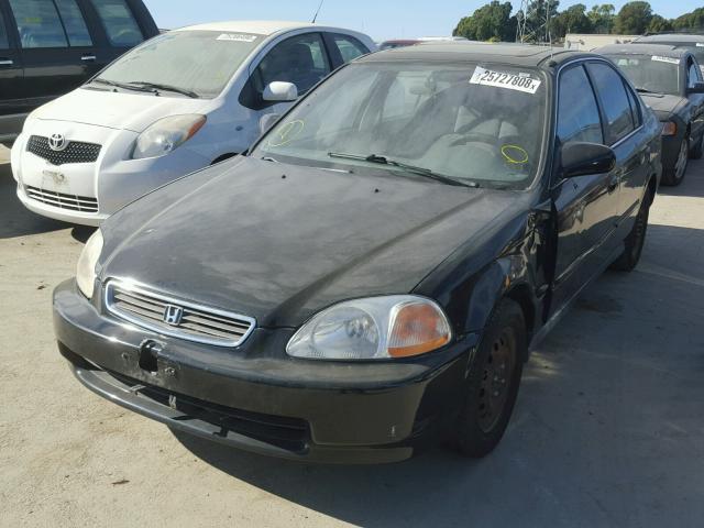 2HGEJ8647TH547943 - 1996 HONDA CIVIC EX BLACK photo 2