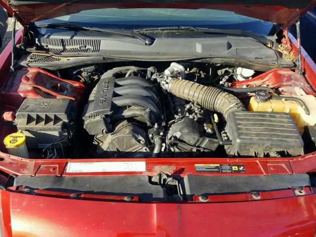 2D4FV48T15H613977 - 2005 DODGE MAGNUM SE RED photo 7