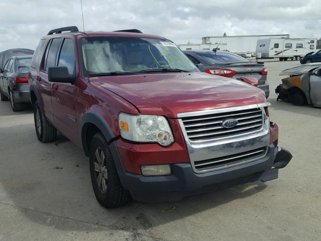 1FMEU63E87UA33850 - 2007 FORD EXPLORER X MAROON photo 1