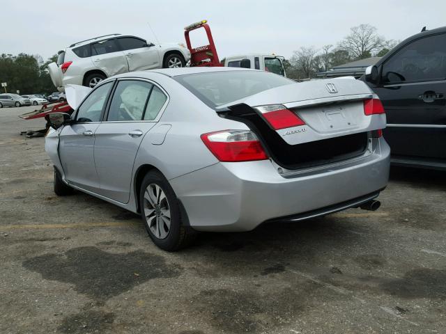 1HGCR2E36DA216762 - 2013 HONDA ACCORD LX SILVER photo 3