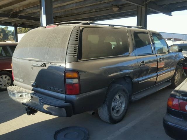 1GNFK16T11J249437 - 2001 CHEVROLET SUBURBAN K GRAY photo 4