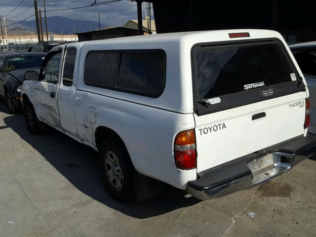 5TEVL52NX3Z245900 - 2003 TOYOTA TACOMA XTR WHITE photo 3