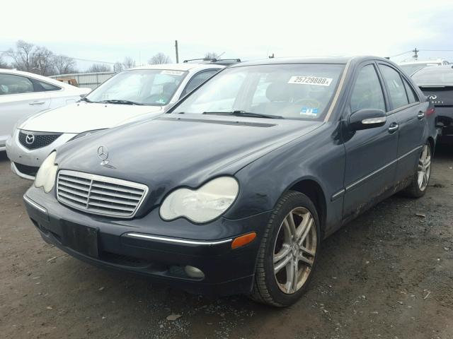 WDBRF61J61F084872 - 2001 MERCEDES-BENZ C 240 BLACK photo 2