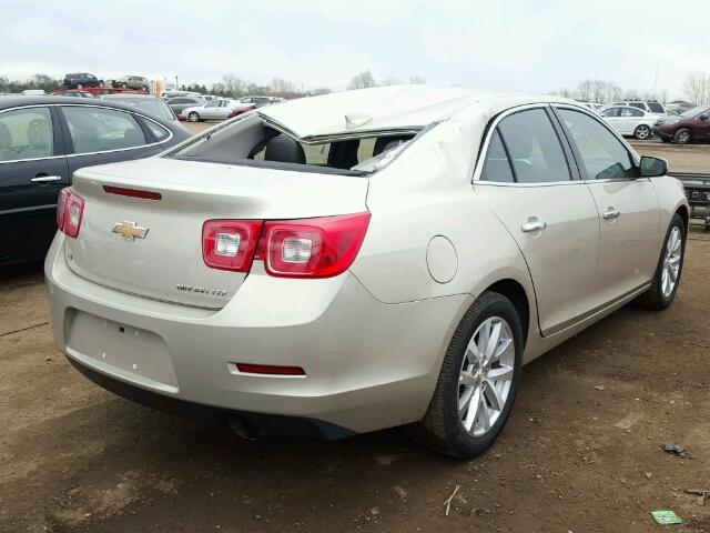 1G11F5SL2FF301195 - 2015 CHEVROLET MALIBU LTZ ოქროსფერი ფოტო 4