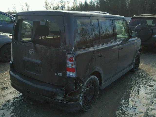 JTLKT324464032795 - 2006 SCION XB BLACK photo 4