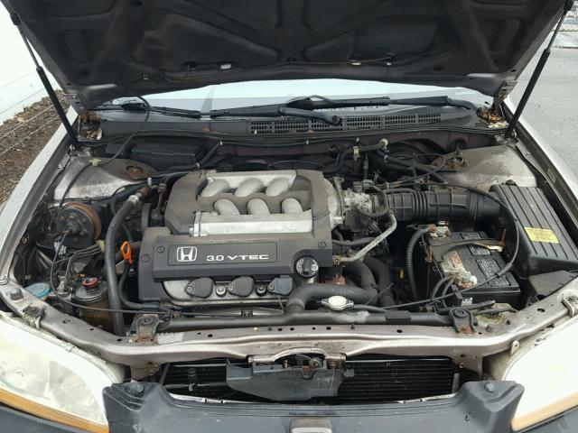 1HGCG1659YA040473 - 2000 HONDA ACCORD EX GRAY photo 7