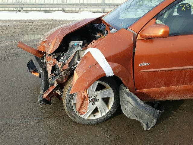 5Y2SL638X5Z424468 - 2005 PONTIAC VIBE ORANGE photo 9