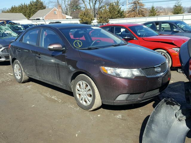 KNAFU4A20A5107086 - 2010 KIA FORTE EX MAROON photo 1