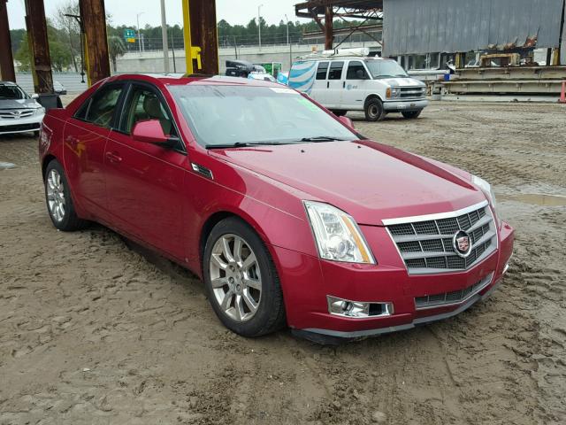 1G6DG577690115375 - 2009 CADILLAC CTS RED photo 1