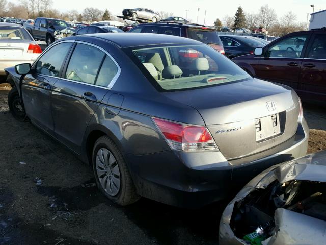 1HGCP26368A153883 - 2008 HONDA ACCORD LX CHARCOAL photo 3