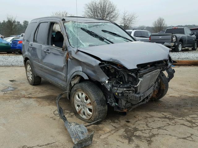 SHSRD78936U420216 - 2006 HONDA CR-V SE GRAY photo 1