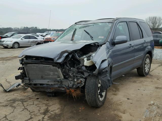 SHSRD78936U420216 - 2006 HONDA CR-V SE GRAY photo 2