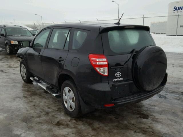 2T3ZF4DV1CW124992 - 2012 TOYOTA RAV4 BLACK photo 3