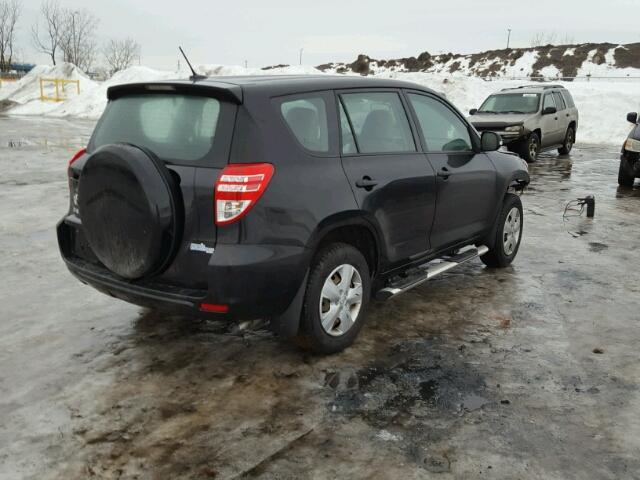 2T3ZF4DV1CW124992 - 2012 TOYOTA RAV4 BLACK photo 4