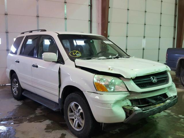 5FNYF18485B062088 - 2005 HONDA PILOT EX WHITE photo 1