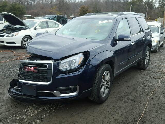 1GKKVSKD5FJ297716 - 2015 GMC ACADIA SLT ლურჯი ფოტო 2