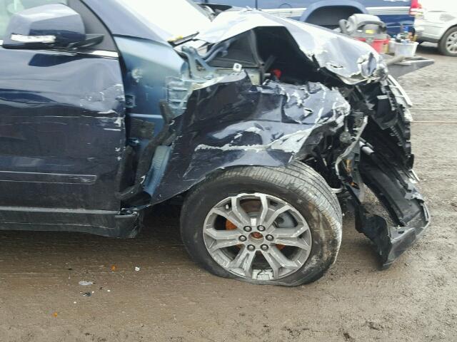 1GKKVSKD5FJ297716 - 2015 GMC ACADIA SLT ლურჯი ფოტო 9