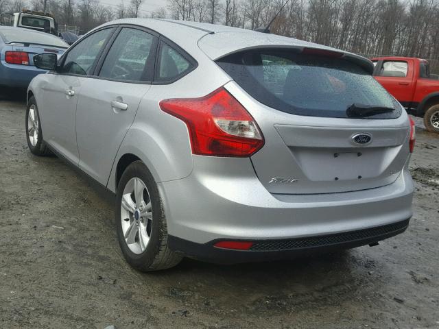 1FADP3K29DL184510 - 2013 FORD FOCUS SE SILVER photo 3