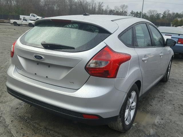 1FADP3K29DL184510 - 2013 FORD FOCUS SE SILVER photo 4