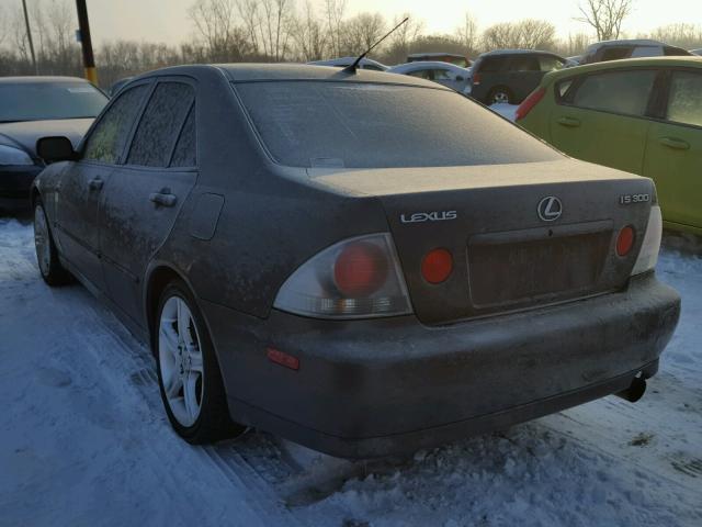 JTHBD192540094176 - 2004 LEXUS IS 300 GRAY photo 3