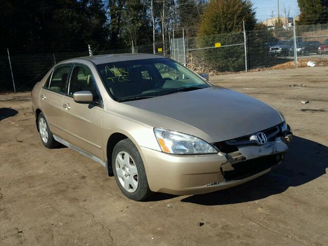 1HGCM56445A047883 - 2005 HONDA ACCORD LX GOLD photo 1