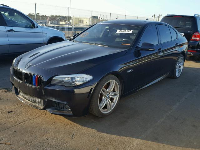 WBAFR9C50DDX80637 - 2013 BMW 550 I BLUE photo 2