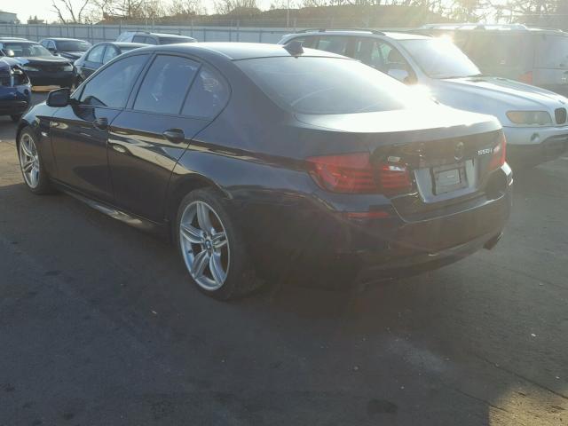 WBAFR9C50DDX80637 - 2013 BMW 550 I BLUE photo 3