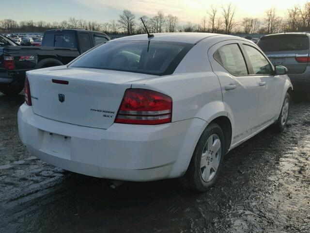 1B3CC4FB2AN182858 - 2010 DODGE AVENGER SX WHITE photo 4