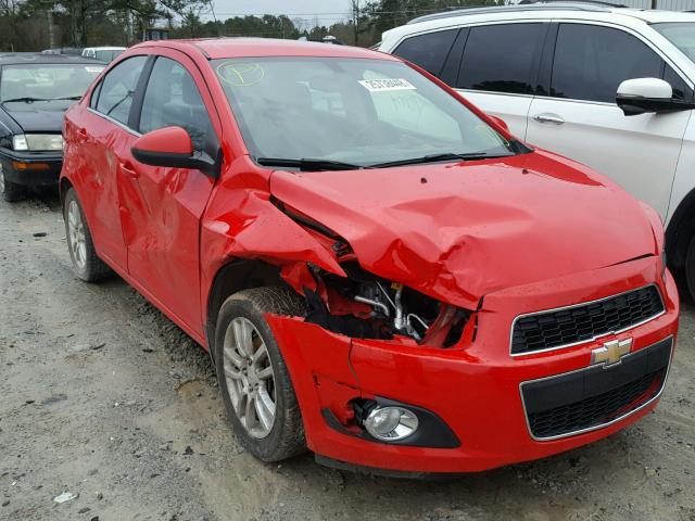 1G1JC5SH3E4226442 - 2014 CHEVROLET SONIC LT RED photo 9