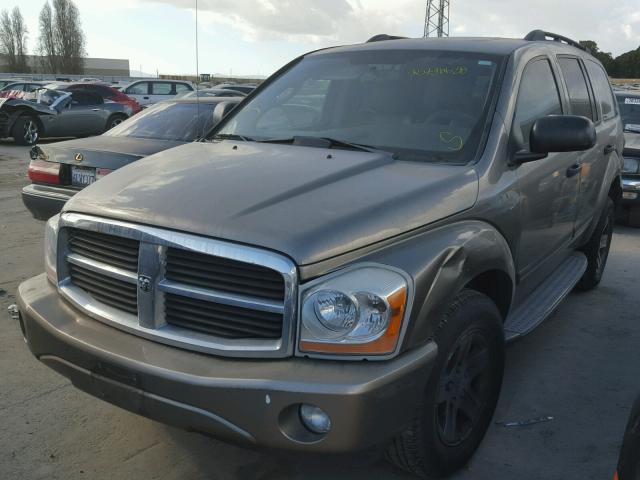 1D4HD58D64F212502 - 2004 DODGE DURANGO LI GRAY photo 2