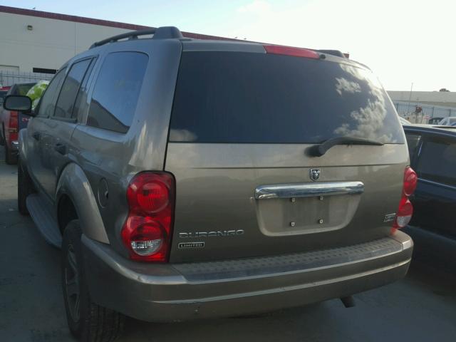 1D4HD58D64F212502 - 2004 DODGE DURANGO LI GRAY photo 3