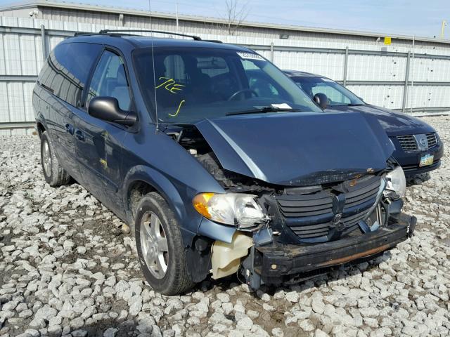 2D4GP44L46R765218 - 2006 DODGE GRAND CARA TEAL photo 1